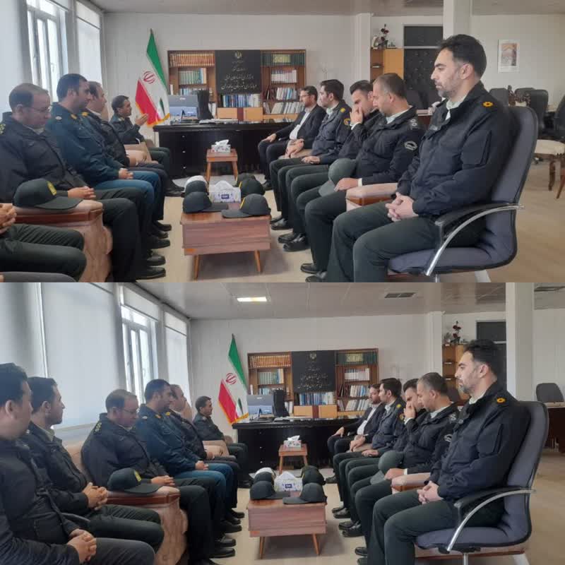 دیدار نوروزی سرپرست  فرمانده انتظامی شهرستان چالدران با  فرماندار