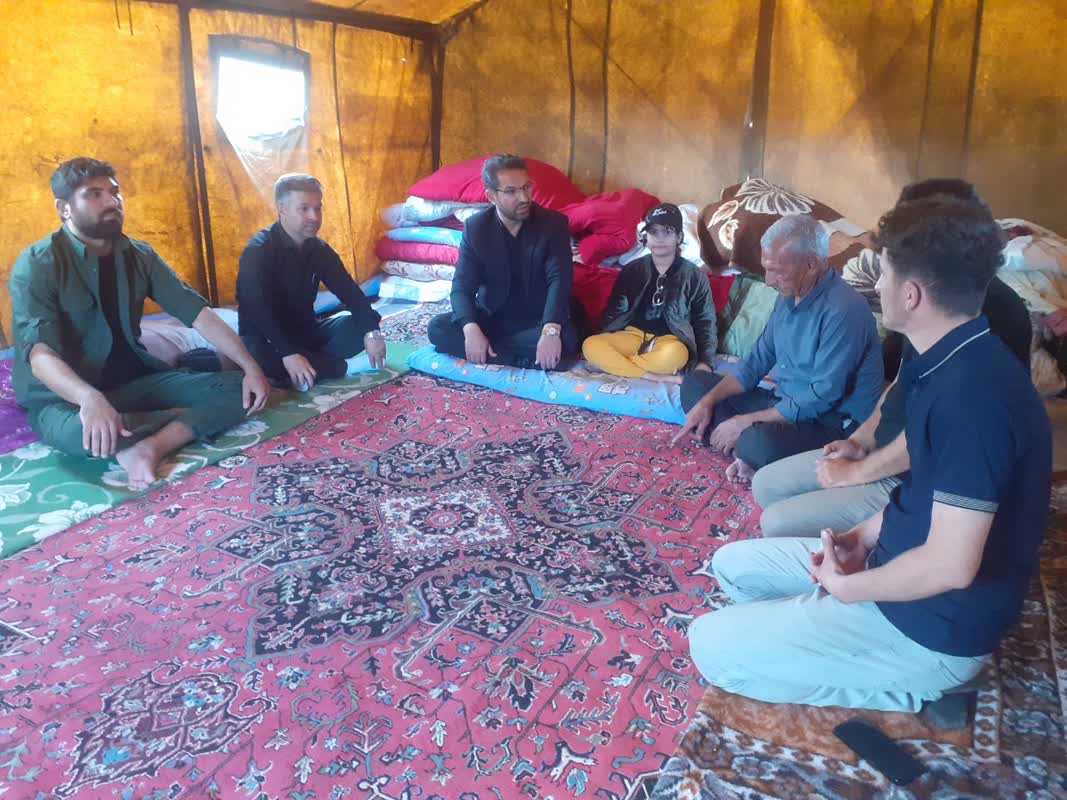 دیدار فرماندار چالدران با عشایر کوچ رو مستقر در ییلاقات چالدران