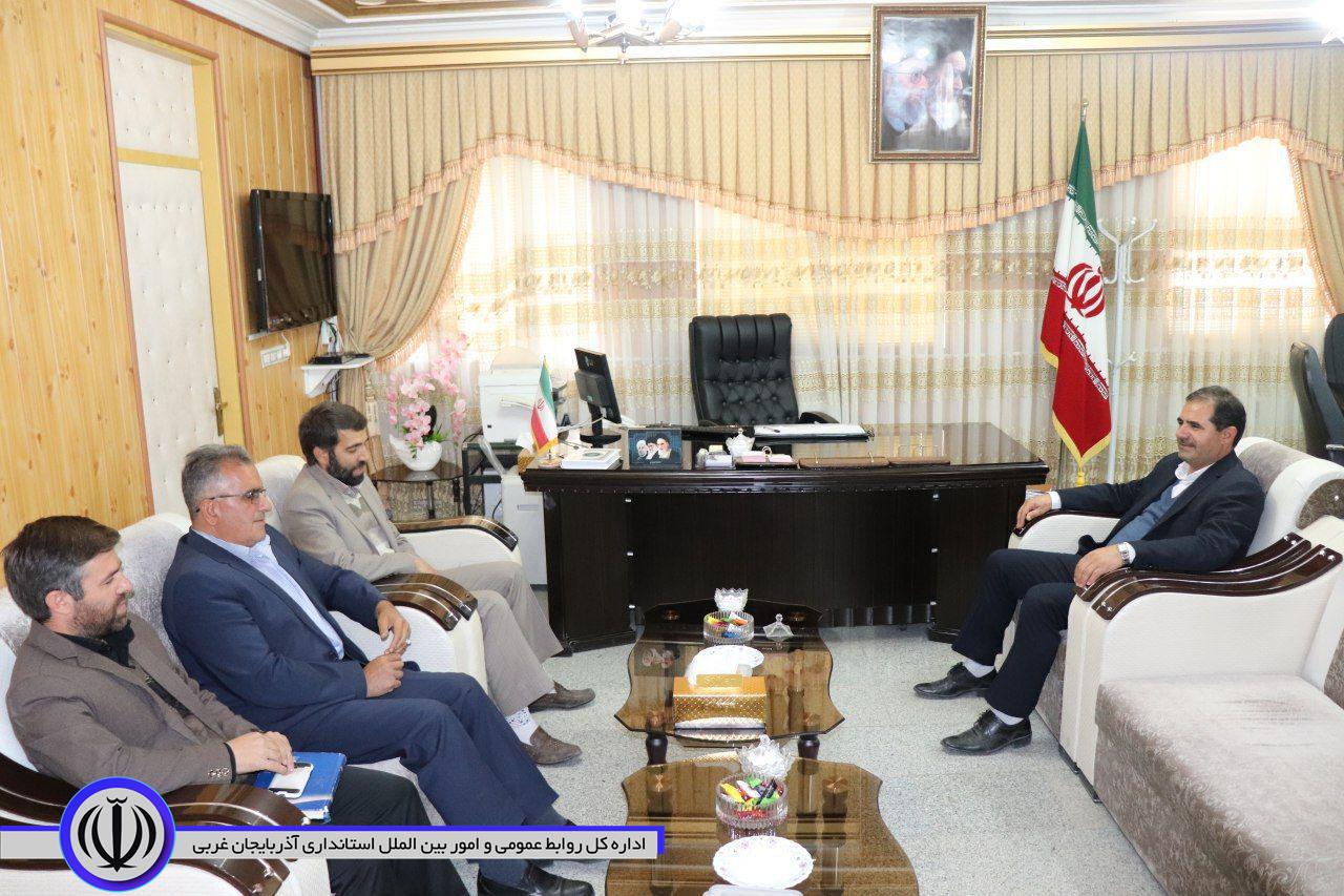 دیدار مدیر کل امور عشایری استان با محمد زاده فرماندار چالدران.