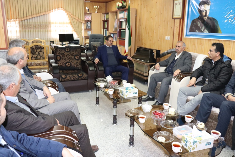 دیدار   مسئولین ادارات با محمدزاده فرماندار جدید شهرستان چالدران