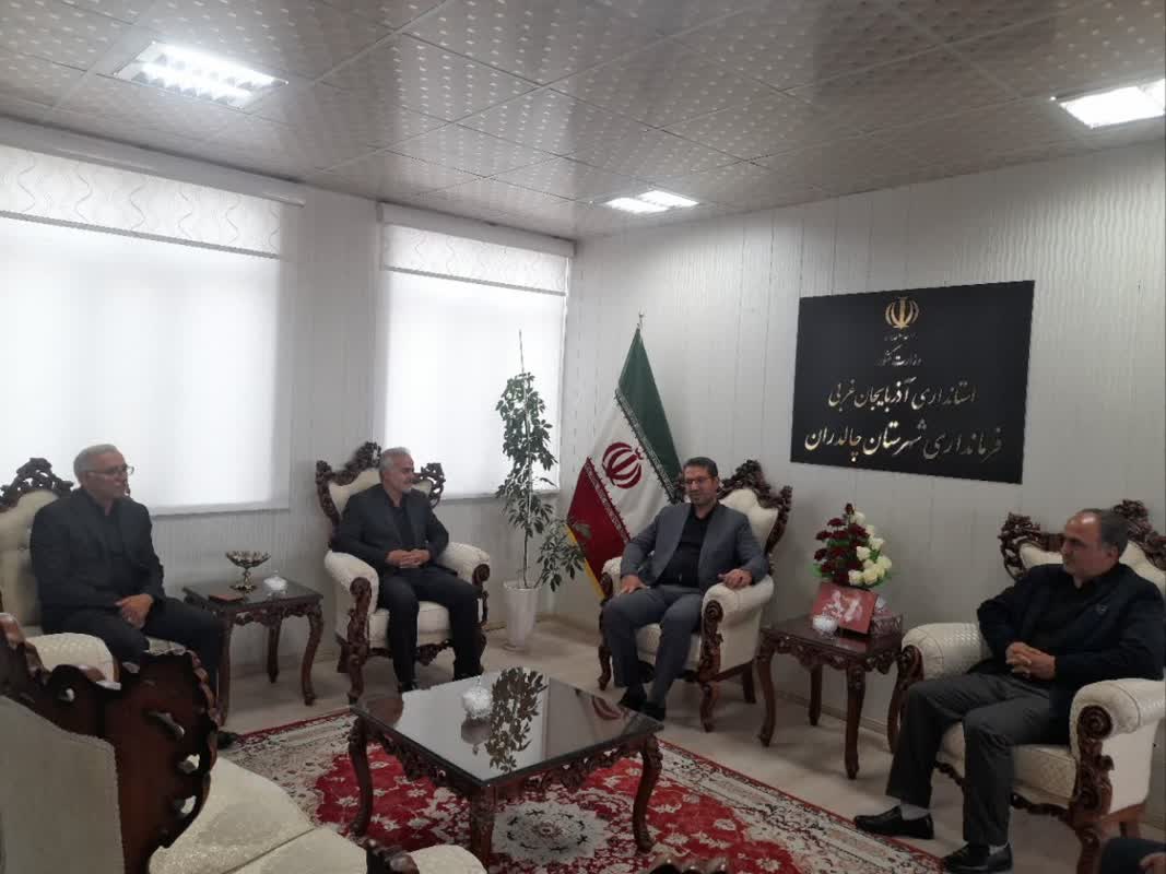 دیدار رئیس سازمان جهاد کشاورزی آذربایجان غربی با فرماندار  چالدران