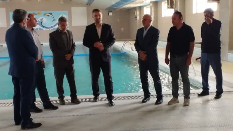 بازدید فرماندار چالدران از استخر شنای یادگار امام چالدران