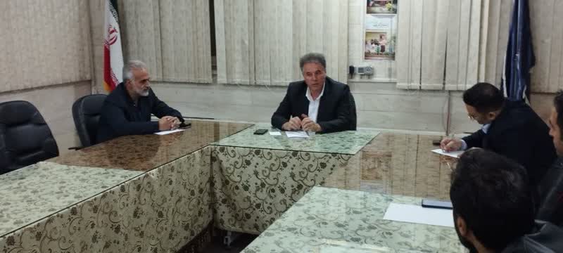 جلسه بررسی مسائل و  مشکلات بیمارستان شهید بهشتی چالدران