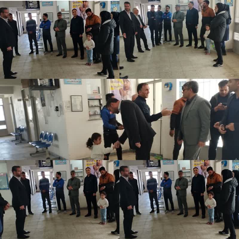 دیدار فرماندار چالدران با کارکنان مرکز جامع سلامت روستای قرخ بلاغ