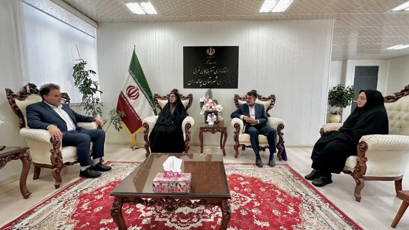 دیدار مدیرکل کانون پرورش فکری کودکان و نوجوانان استان با فرماندار چالدران