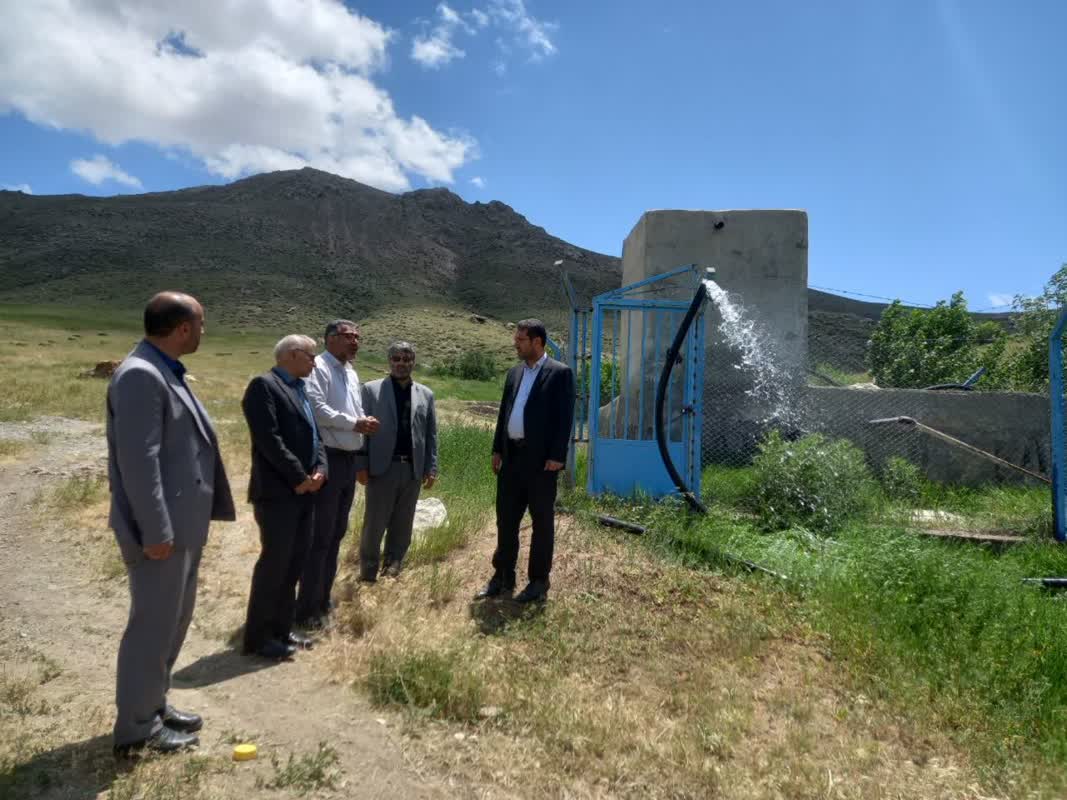 بازدید فرماندار چالدران از اتمام عملیات اجرایی طرح آب رسانی روستای عباسکندی