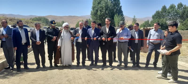 افتتاح طرح هادی روستای تولکی ثپه سی  در چالدران