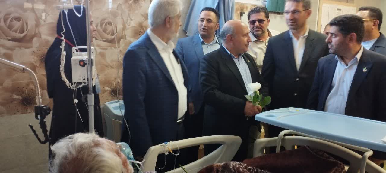 بازدید اعضای کمیسیون بهداشت و درمان مجلس شورای اسلامی  از بیمارستان شهید بهشتی چالدران