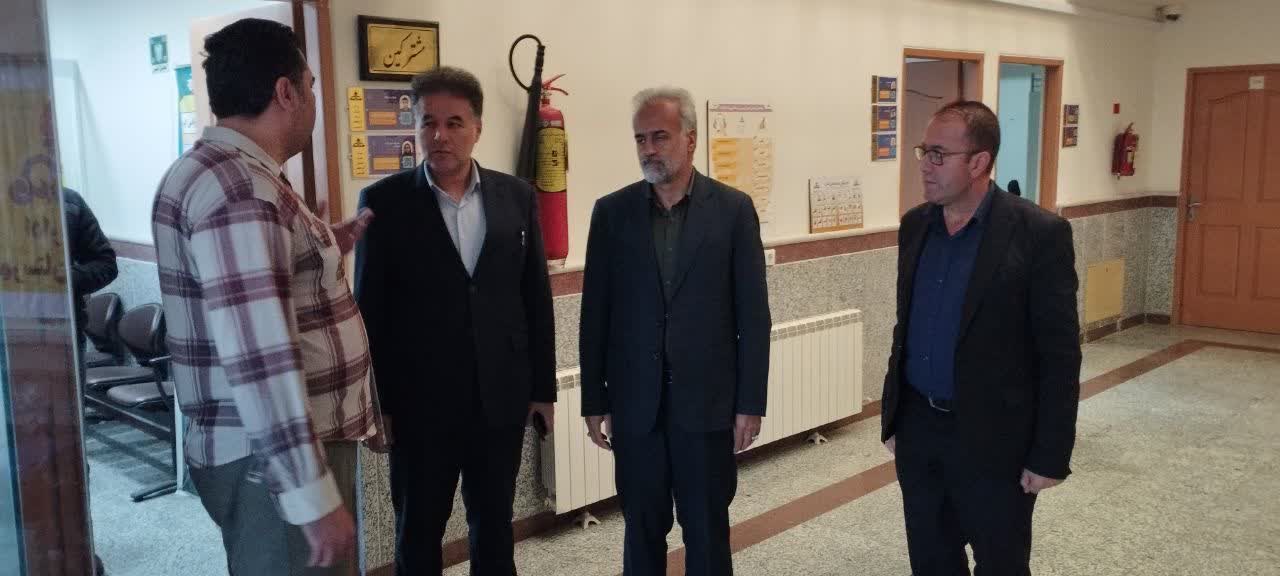 بازدید سرزده فرماندار  از اداره گاز شهرستان چالدران