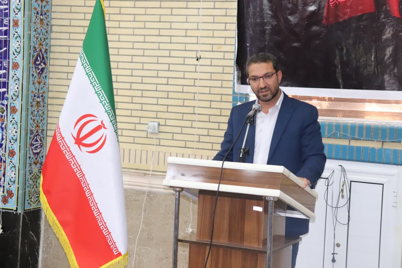 سخنرانی فرماندار شهرستان چالدران به مناسبت هفته دولت پیش از خطبه های نماز جمعه
