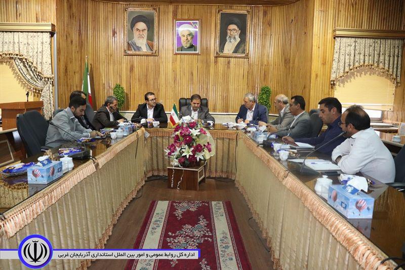 جلسه تخصصی آب و خاک کشاورزی و منابع طبیعی شهرستان چالدران برگزار شد