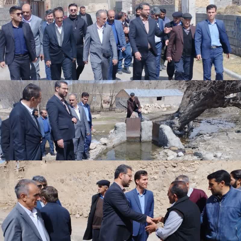 بررسی مسائل و مشکلات روستای محلملو با حضور نماینده مردم شهرستانهای ماکو.چالدران.شوط و پلدشت در مجلس شورای اسلامی و فرماندار چالدران