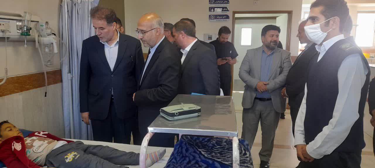 بازدید بازرس کل قضائی  استان آذربایجان غربی و فرماندار چالدران  از بیمارستان  شهید بهشتی چالدران