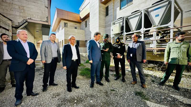 بازدید فرماندار چالدران  از بیمارستان شهید بهشتی چالدران