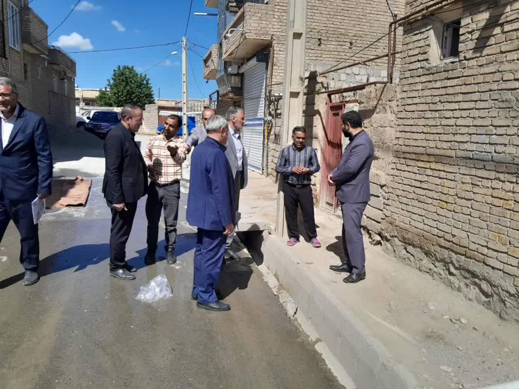 بازدید فرماندار چالدران از  مناطق کم برخوردار شهر چالدران