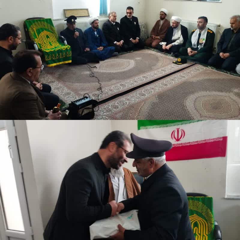 تجلیل خادمان رضوی از فرماندار چالدران