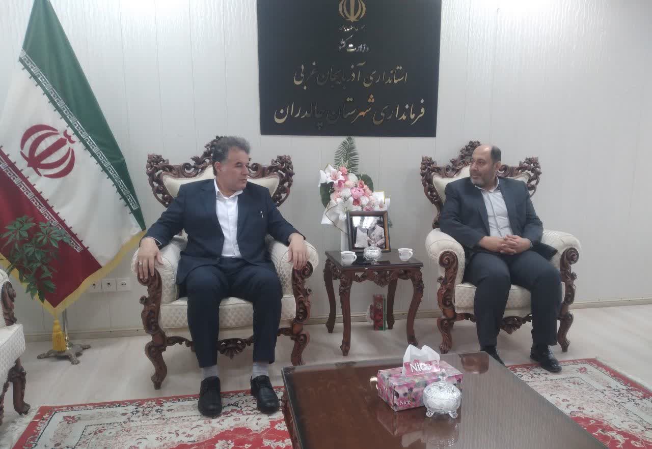 دیدار مدیر کل دامپزشکی استان آذربایجان غربی با فرماندار شهرستان چالدران