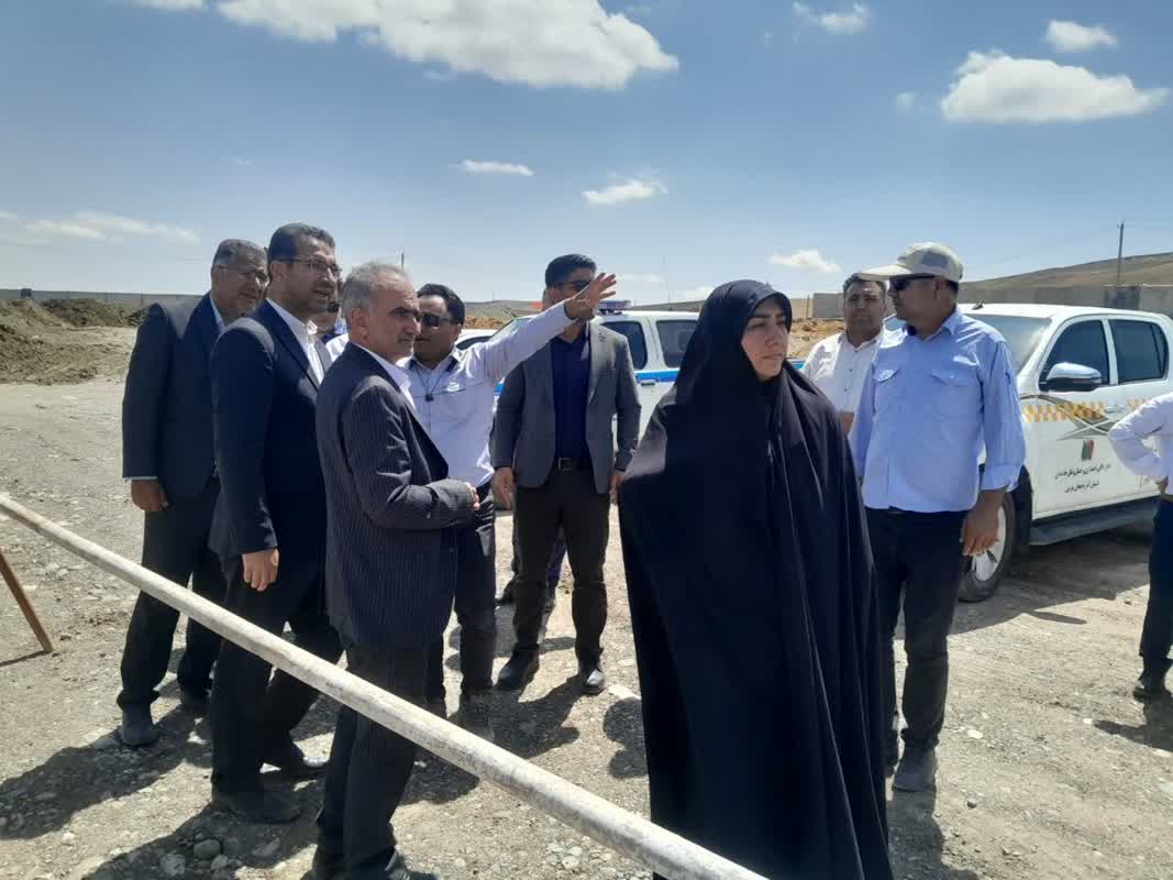 بازدید فرماندار چالدران و نماینده مردم شهرستانهای ماکو.چالدران .شوط و پلدشت در مجلس شورای اسلامی از  مجتمع معدنی و صنعتی  اورانیوم شهدای آذربایجان غربی در دلک وروی چالدران