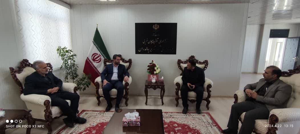 دیدار رئیس مرکز بهداشت شهرستان چالدران با عبداله نژاد فرماندار این شهرستان