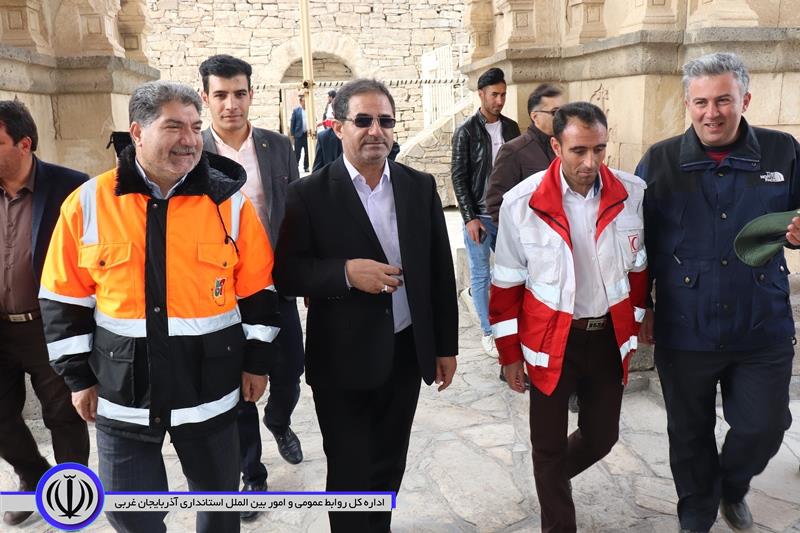 فرماندار چالدران:بیش از 5هزار نفر گردشگر داخلی و 15نفر گردشگر خارجی از قره کلیسا در نیمه اول سفرهای نوروزی بازدید نموده اند