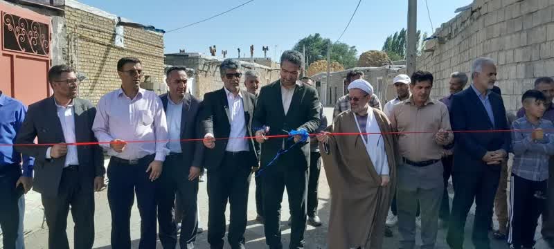 افتتاح طرح آسفالت معابر روستای بابالو