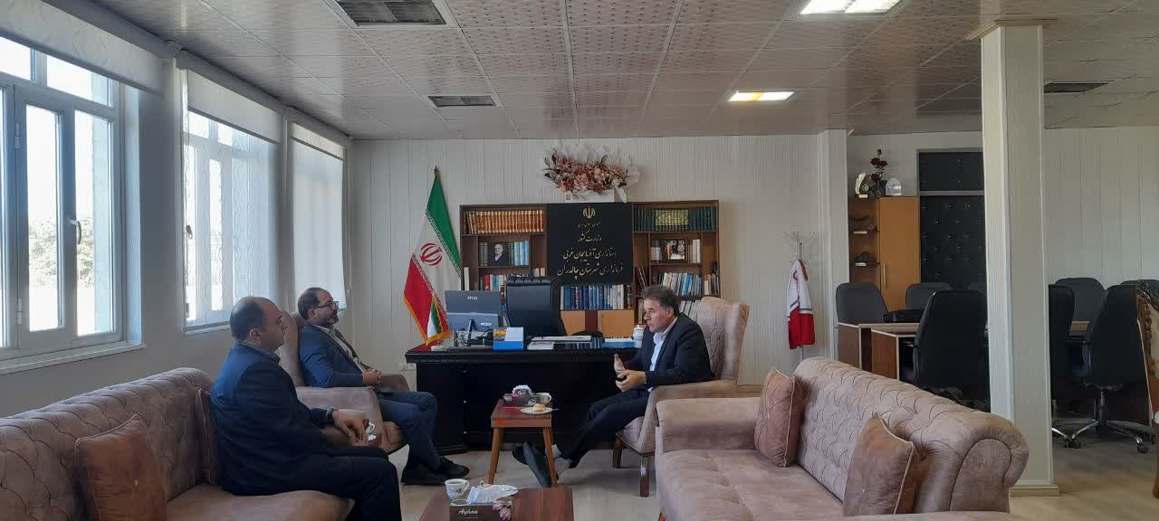 دیدار رئیس دانشگاه آزاد اسلامی چالدران با صمد اکبری فرماندار