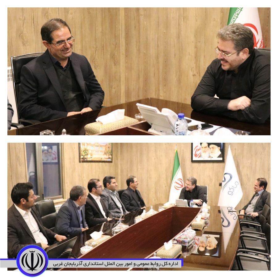 دیدار فرماندار ، معاونین و بخشداران شهرستان چالدران با مدیرعامل سازمان منطقه آزاد تجاری و صنعتی ماکو