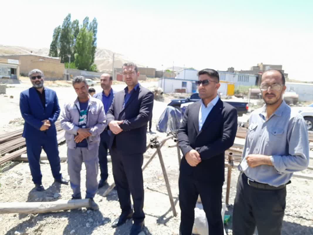 بازدید فرماندار چالدران از روند اجرائی احداث پل قرخ بلاغ