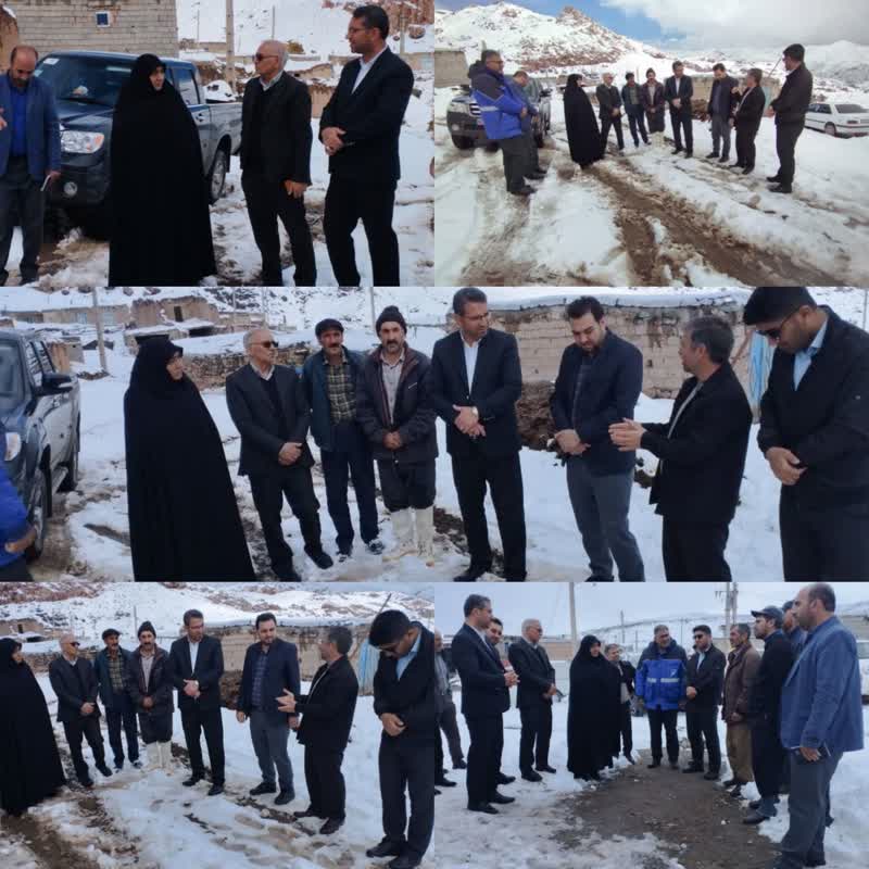 بررسی مسائل و مشکلات روستای گل سعید