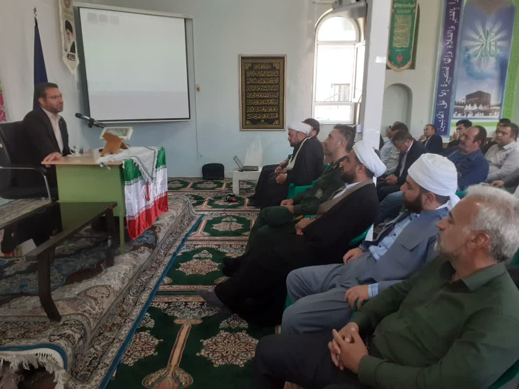 سخنرانی فرماندار چالدران در نشست  با تلاشگران بسیج اقشار درجنگ تحمیلی 12روزه آمریکایی صهیونیستی