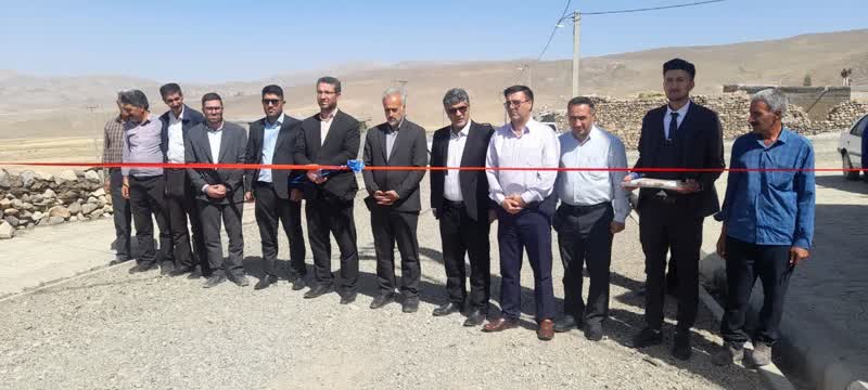 افتتاح فاز اول طرح هادی روستای تغنت علیا