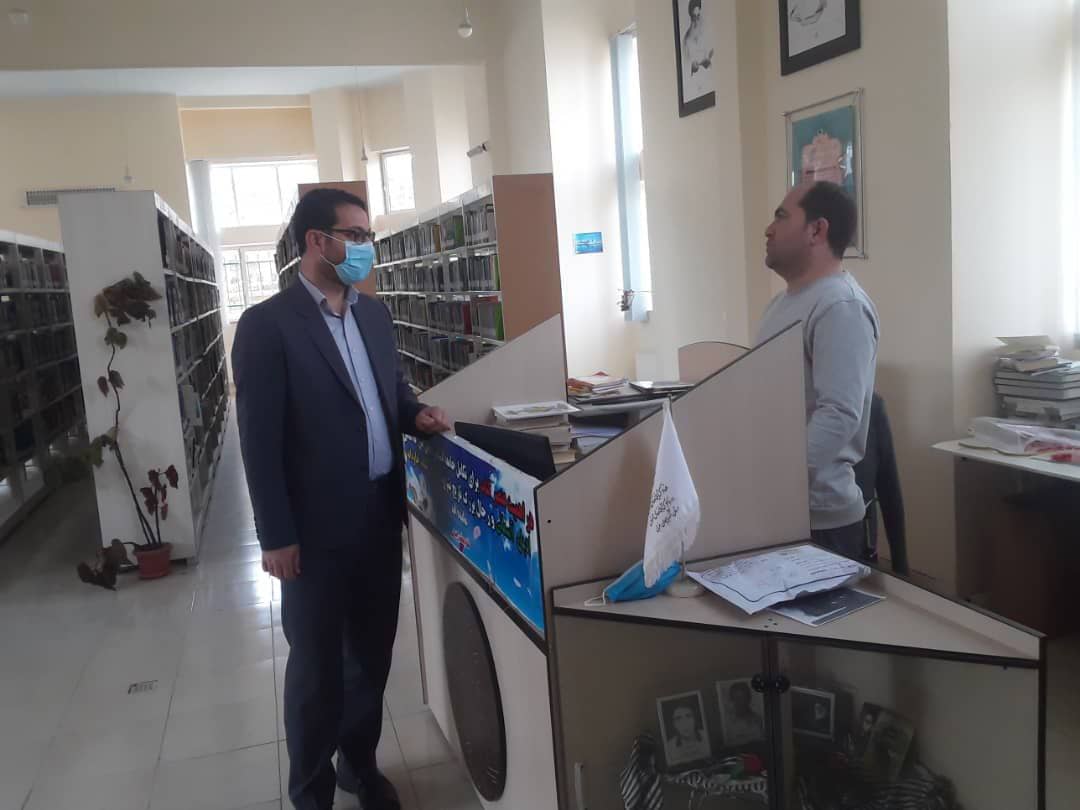 ✅عبدالله نژاد فرماندار شهرستان چالدران به صورت سرزده از کتابخانه عمومی این شهرستان بازدید کردند.