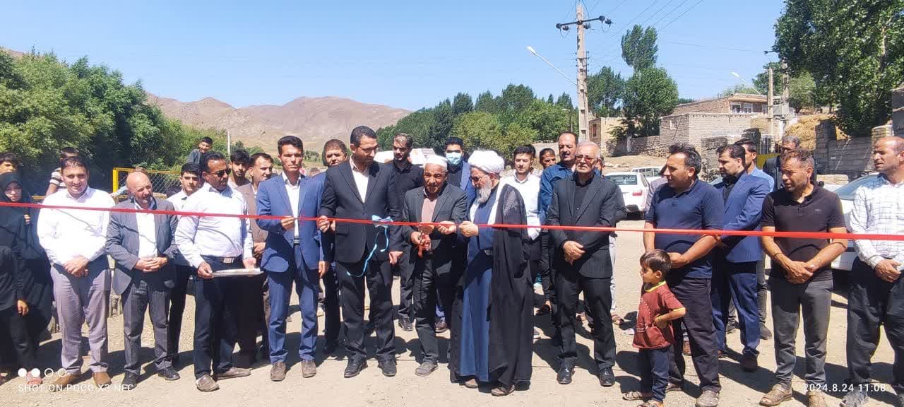 💢 به مناسبت گرامیداشت هفته دولت بهره برداری از دیوار سنگی حایل روستای مخور شهرستان چالدران