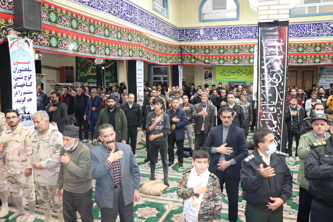 ⬛️ مراسم شب وداع با شهید گمنام دوران دفاع مقدس با حضور محمدرضاعبدالله نژاد فرماندار شهرستان چالدران در محل مسجد جامعه شهرستان با شکوه خاصی برگزار گردید.