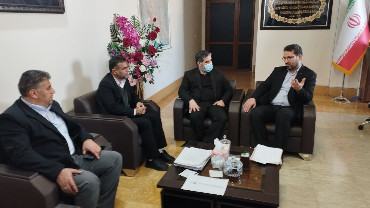 دیدار محمدرضا عبدالله نژاد فرماندار شهرستان چالدران با ریاست محترم سازمان مدیریت و برنامهریزی استان آذربایجان غربی