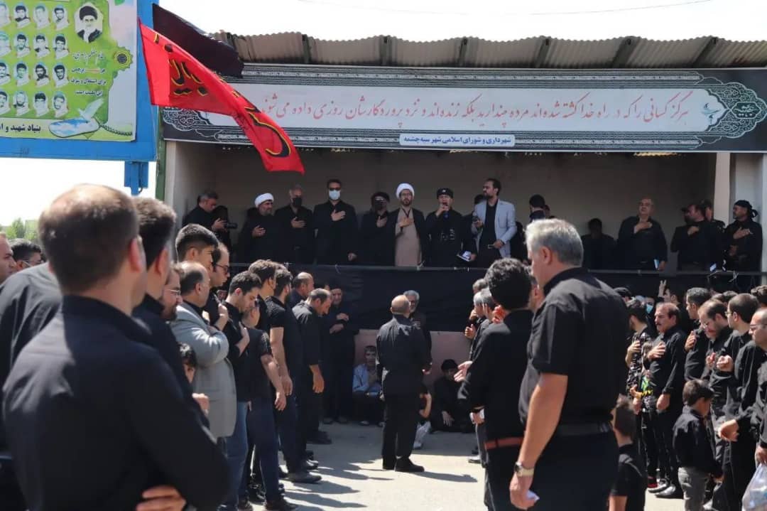 حضور فرماندارشهرستان چالدران در مراسم های عزاداری روز عاشورا