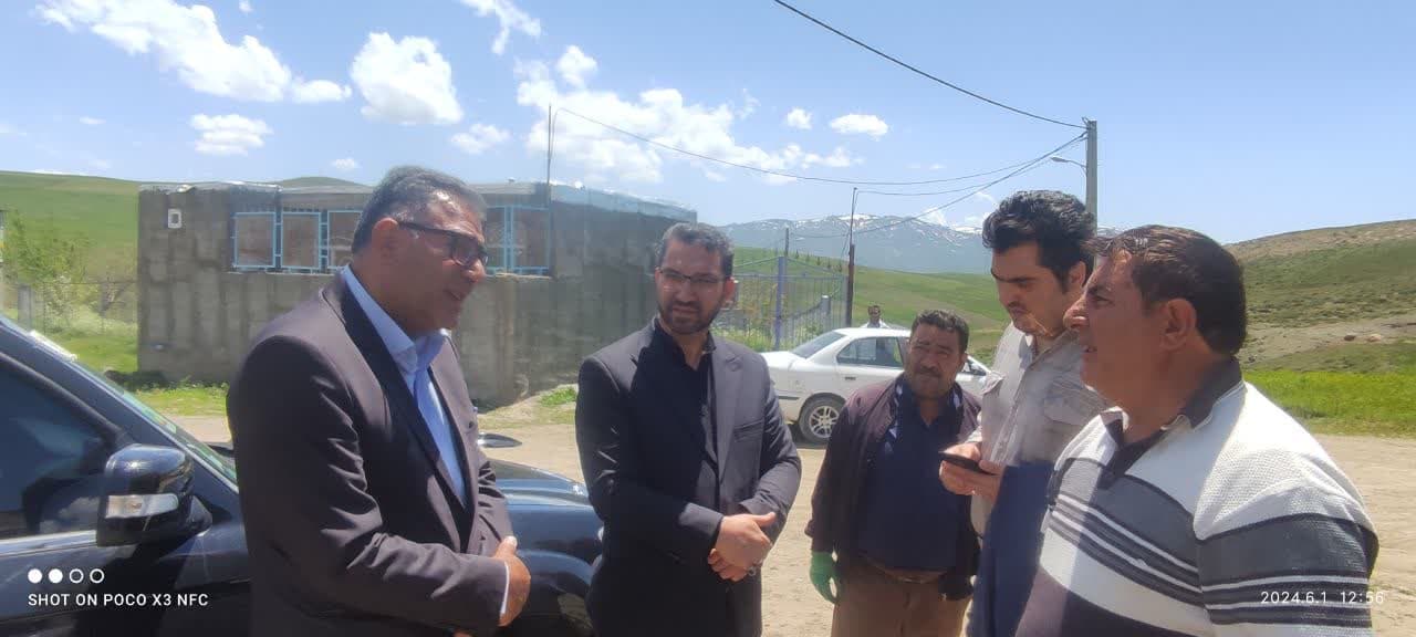 🔷بازدید محمد رضا عبداله نژاد فرماندار شهرستان چالدران از روستای جبارلو