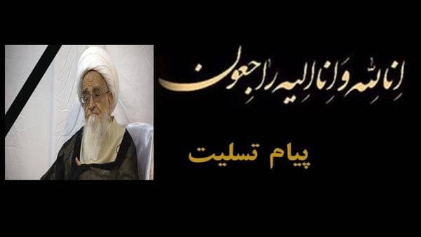 عبدالله نژادفرماندار شهرستان چالدران در پیامی، رحلت مرجع عالیقدر آیتالله العظمی صافی گلپایگانی را تسلیت گفت.