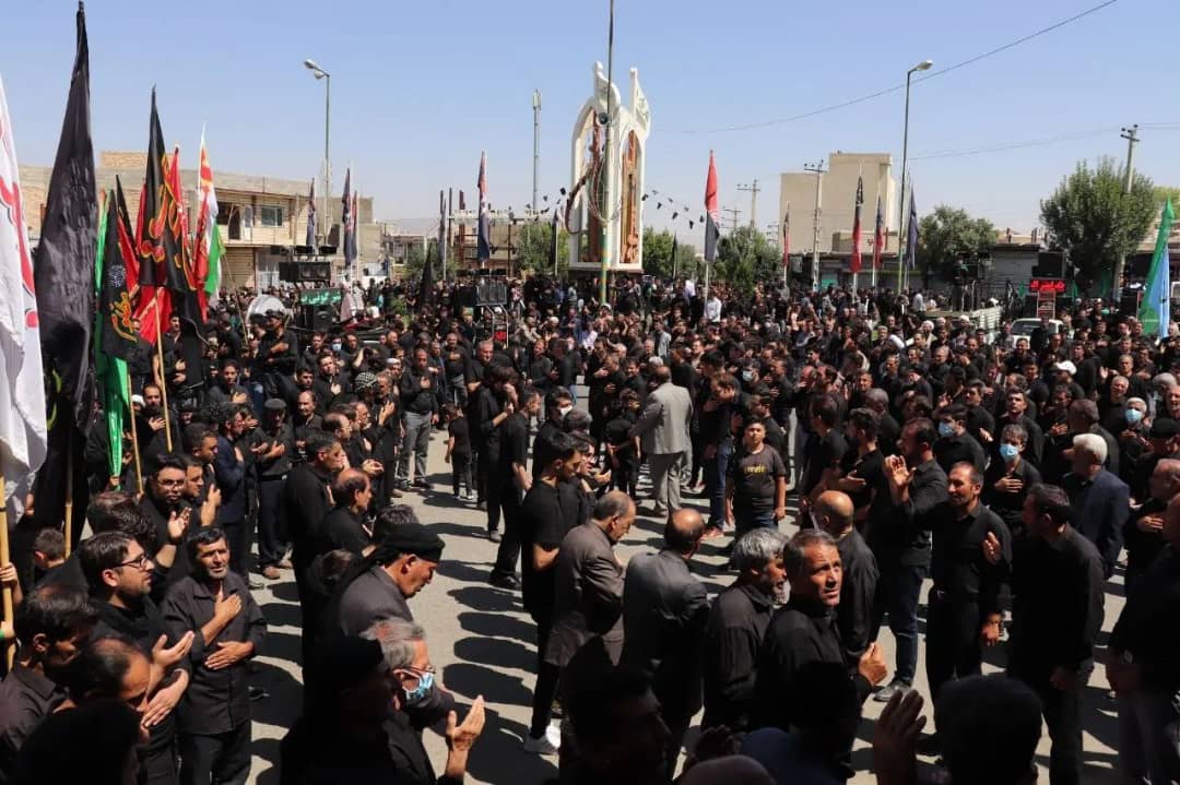 حضور فرماندارشهرستان چالدران در مراسم های عزاداری روز عاشورا