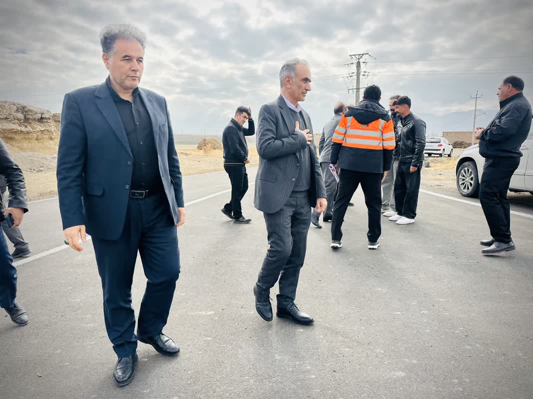 بازدید فرماندار چالدران، مدیرکل راهداری و حمل و نقل جاده ای استان و نماینده مردم ماکو، چالدران، شوط و پلدشت از راه‌های روستایی