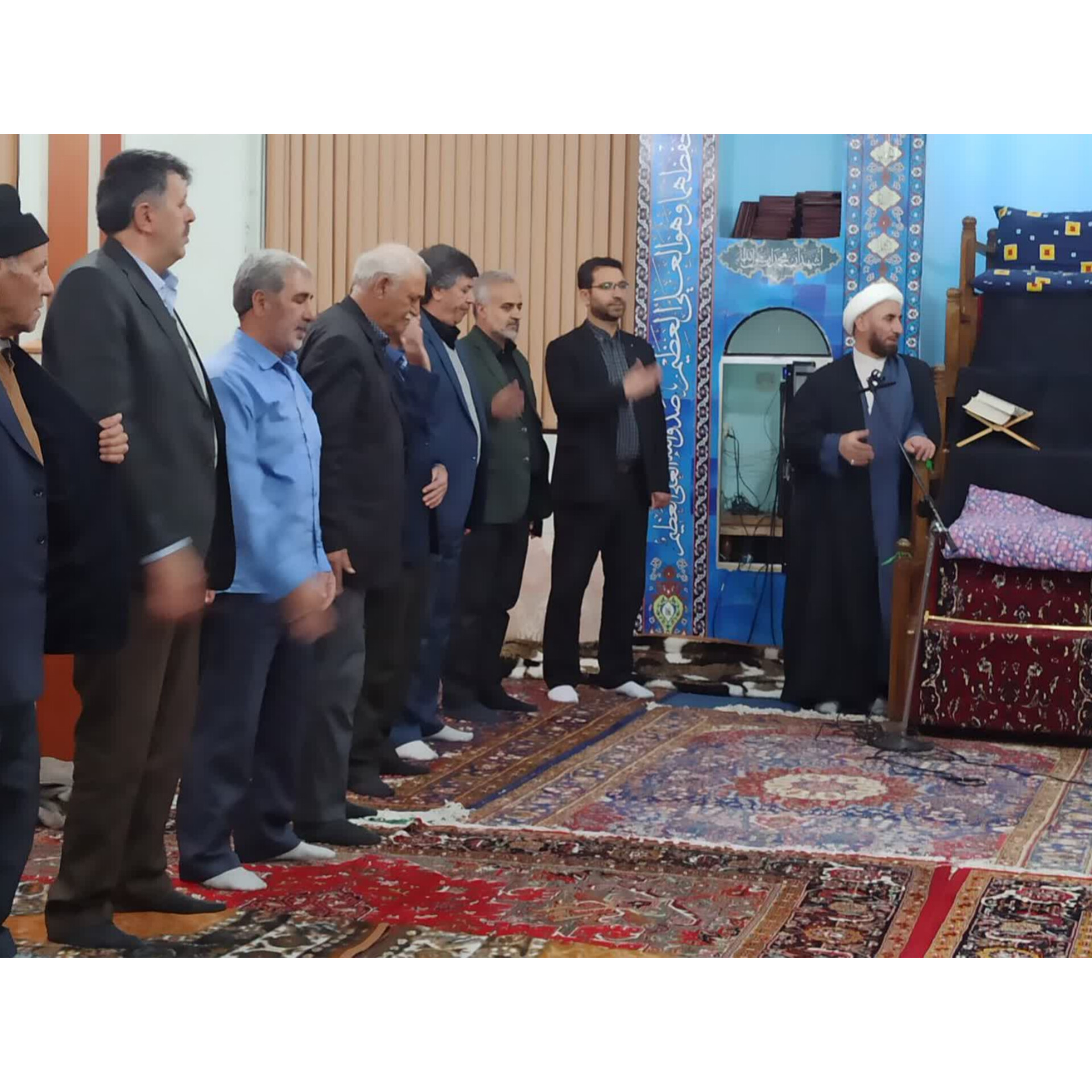 حضور فرماندار شهرستان چالدران در مراسم شب قدر نوزدهم ماه مبارک رمضان