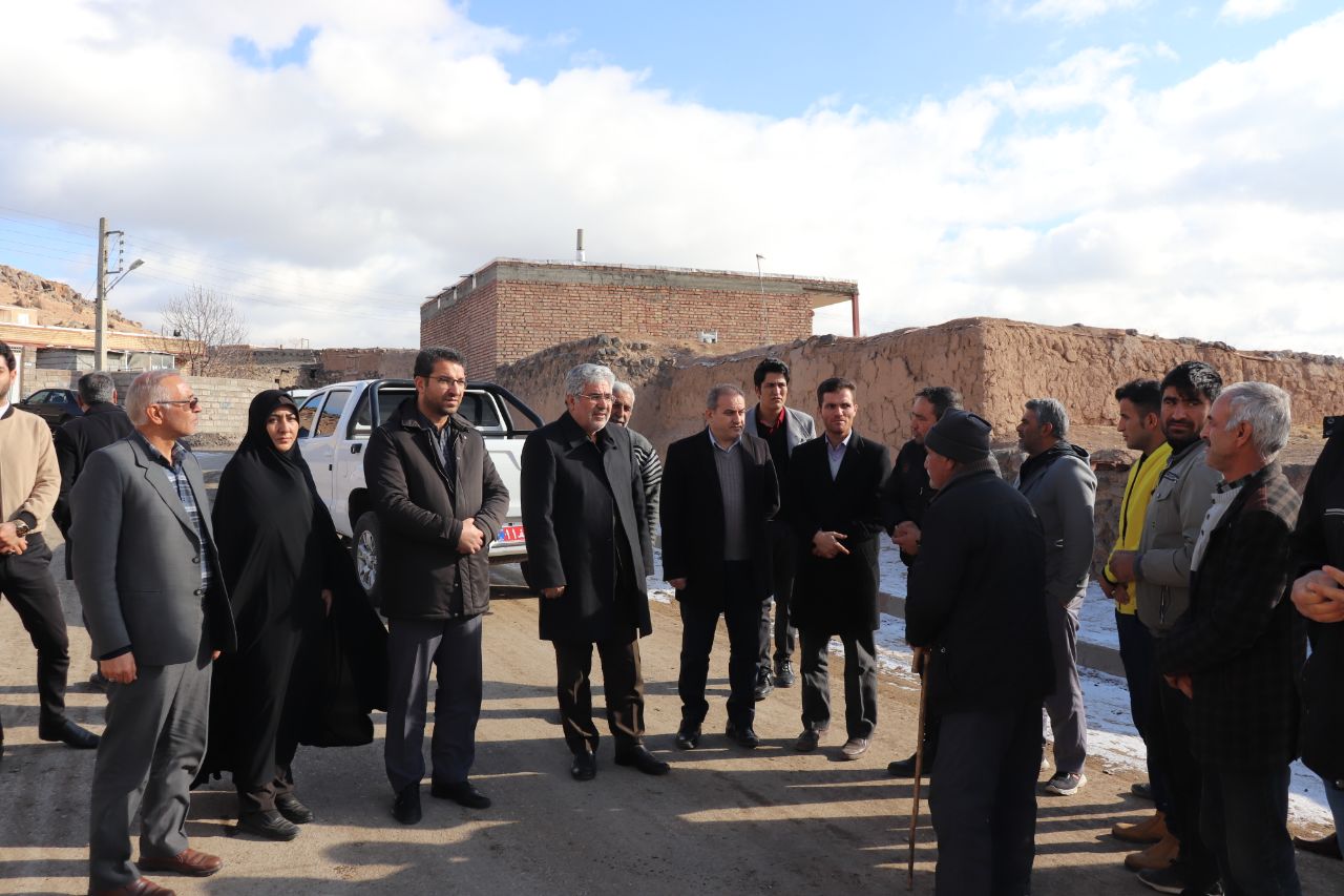 بازدید محمدرضا عبدالله نژاد فرماندار چالدران از روستاهای قزلبلاغ ، بدولی، علو جنی، قیان کند، سلمان آباد و پیر احمد کندی