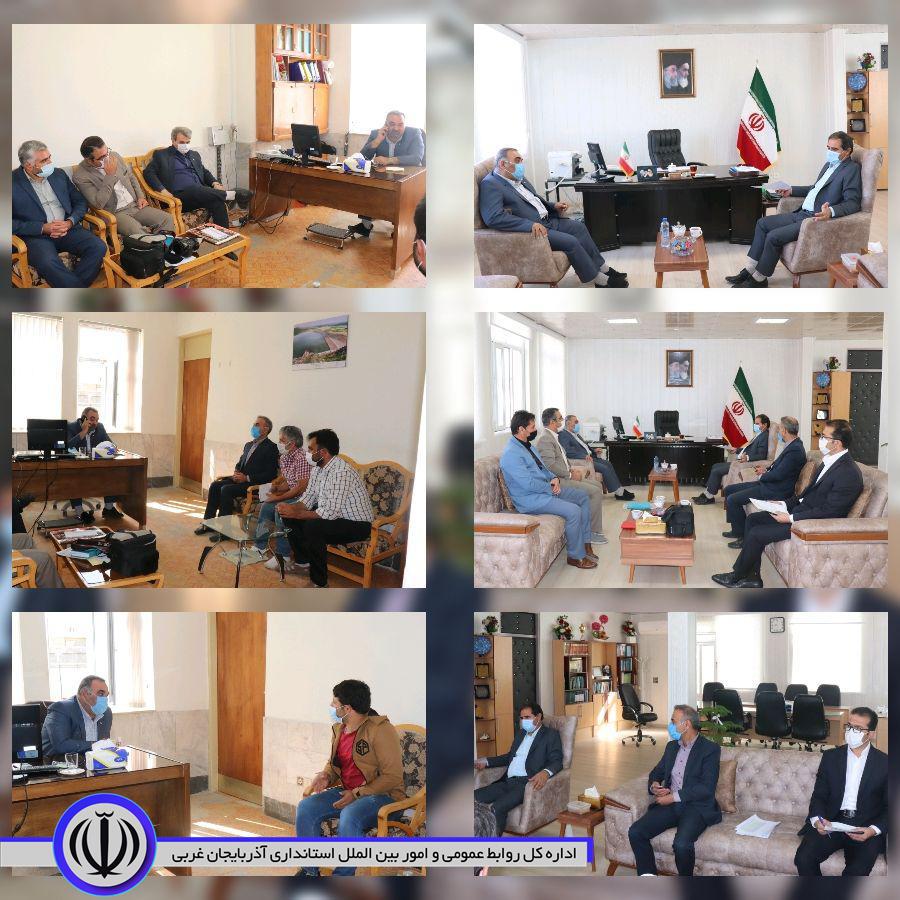 ✅دیدار و گفتگوی آخوندزاده مدیر عامل صندوق کار آفرینی امید استان با محمدزاده فرماندار چالدران در خصوص مسائل و مشکلات حوزه کار آفرینی شهرستان
