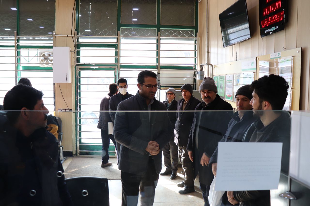 بازدیدمحمدرضا عبدالله نژاد فرماندار شهرستان چالدران از بانک های عامل