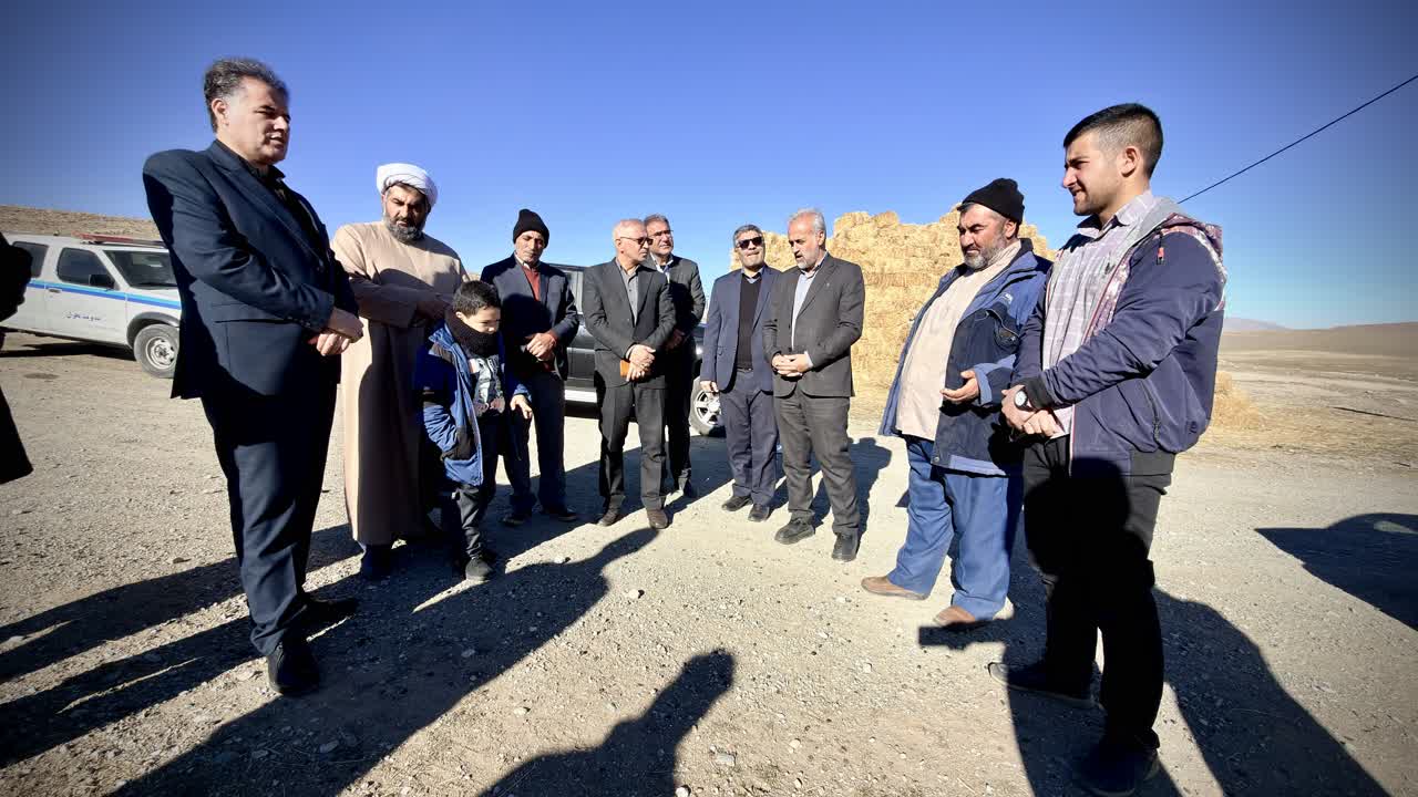 بازدید فرماندار چالدران از طرح آبرسانی جبارکندی