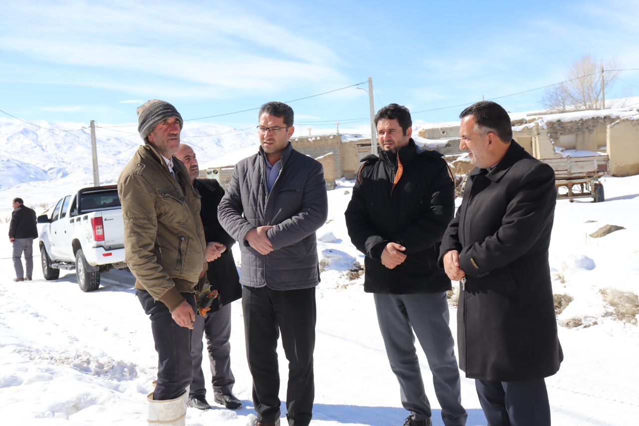 بازدید محمدرضا عبدالله نژاد فرماندار چالدران از روستای قزل سوری