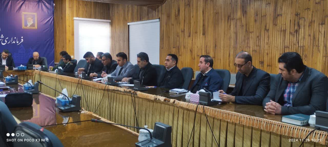جلسه مدیریت بحران شهرستان چالدران برگزار شد