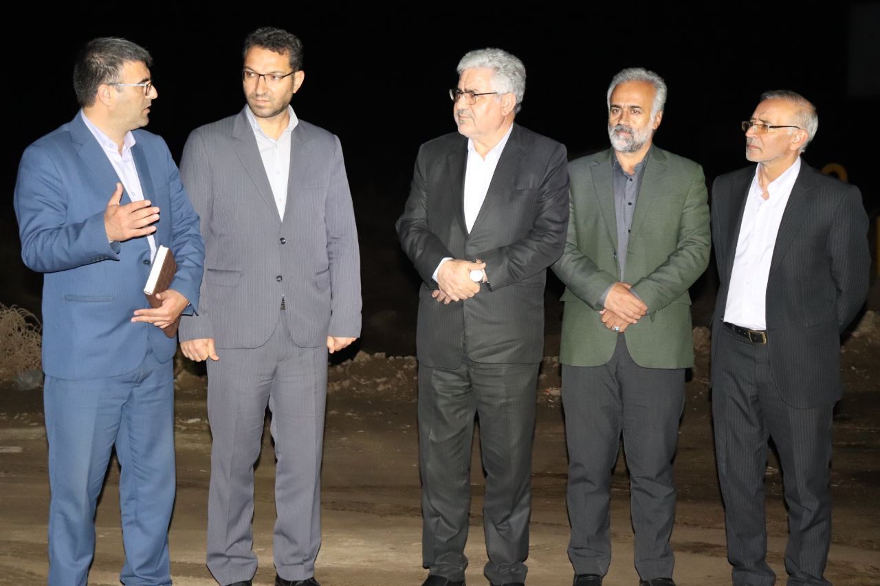 بازدید فرماندار از سه راهی آیدانه چالدران