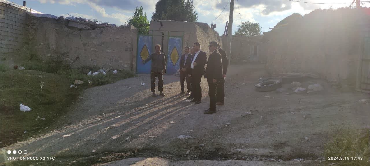 📸گزارش تصویری 💢بازدید محمد رضا عبدالله نژاد فرماندار چالدران به همراه بخشدار مرکزی از روستای اسدالله کندی