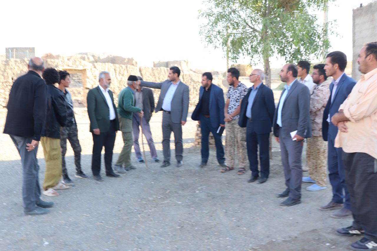 بازدید فرماندار شهرستان چالدران از روستای آغ داش